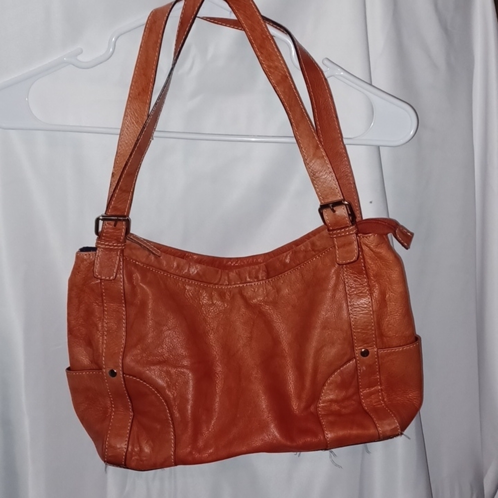 Great American Leather Works purse, 14"×8"×4"